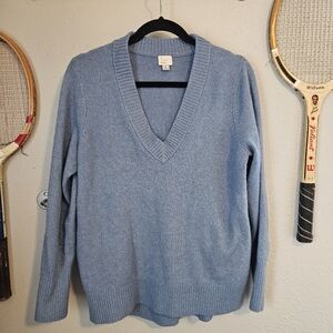 Periwinkle Blue V-Neck Sweater A New Day